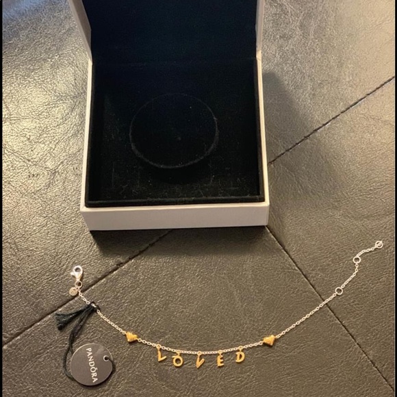 Loved Script Bracelet - Picture 2 of 3